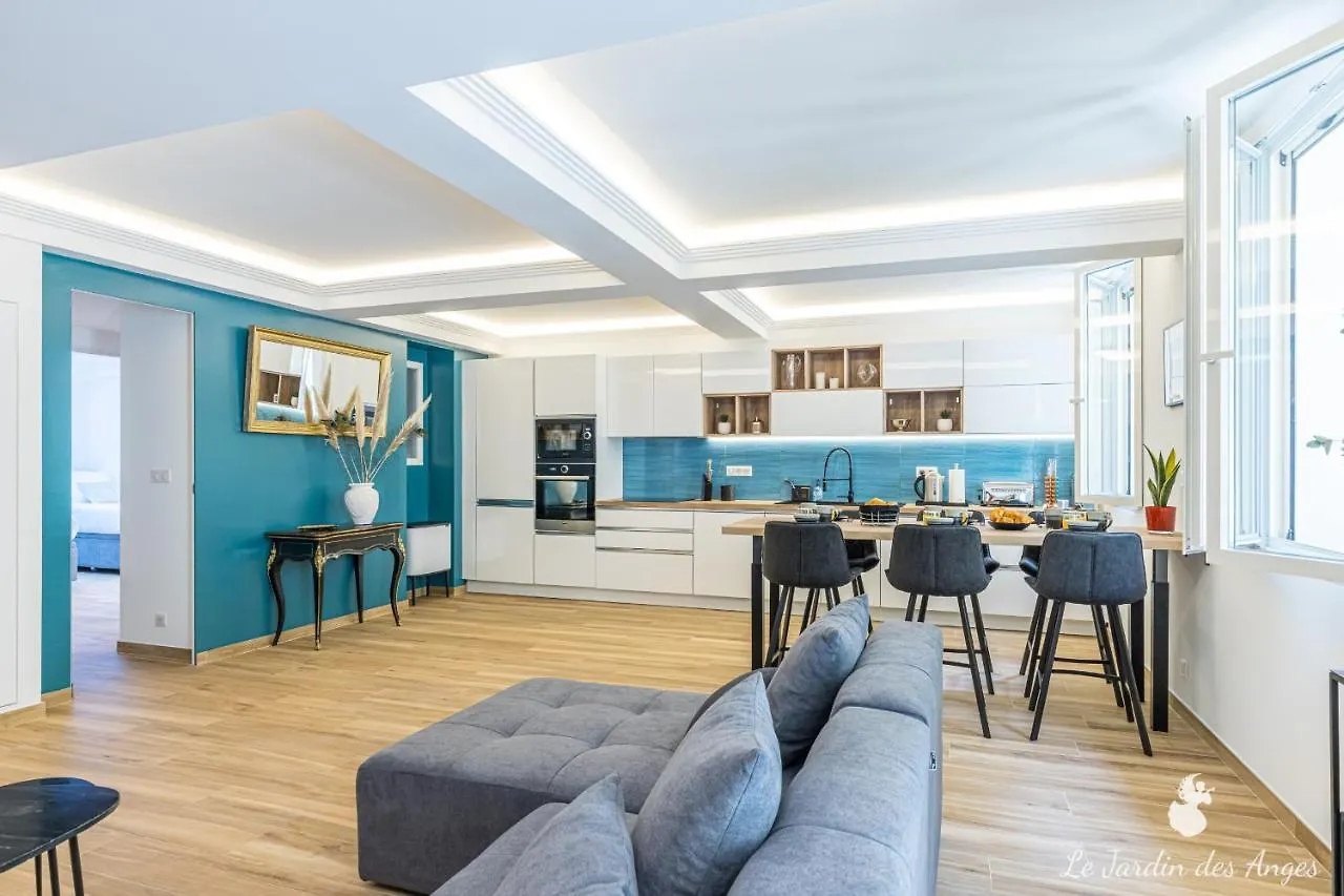 Luxury 3 Bdr Garden & Parking - Angels' Garden Apartment Nice